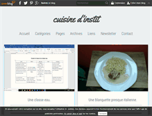 Tablet Screenshot of cuisine-d-instit.com